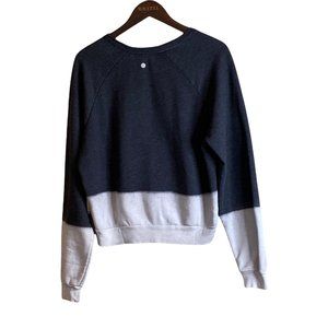 Zella Gray Forged Dip Dye Jogger Sweatshirt
